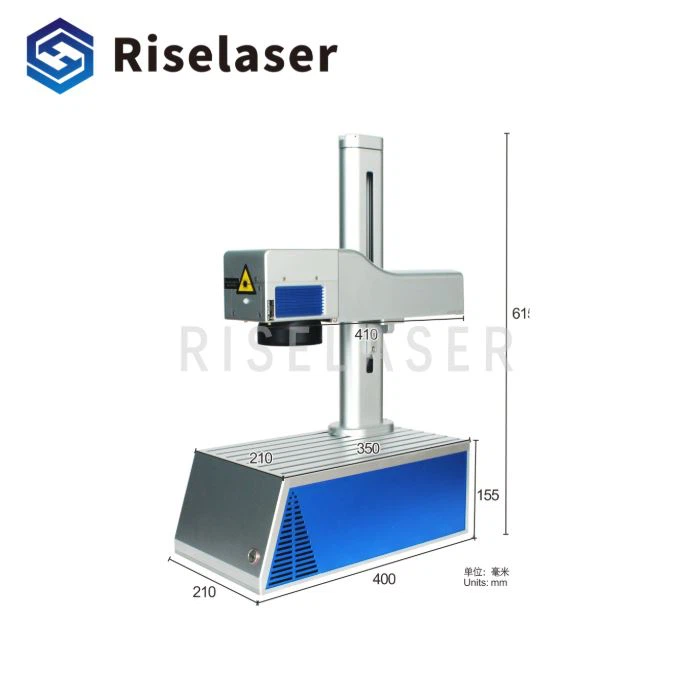 fiber laser marking machine size